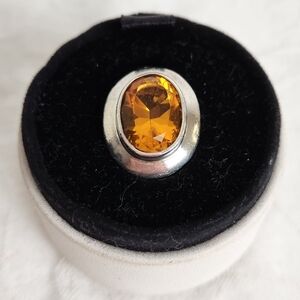 Sterling Silver Citrine Pendant